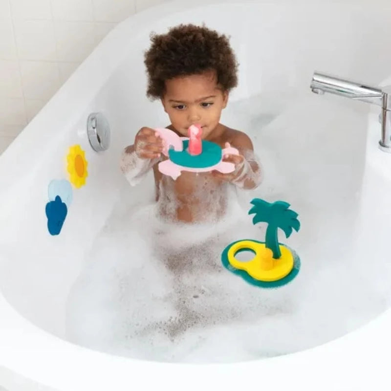 Transformez votre bain en décor d'aventures avec nos puzzles en mousse L'Ile au Tresors