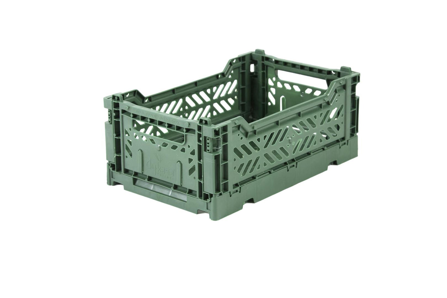 Caisse en plastique 100% recyclable. Elles sont empilables, pliables pour ptimiser au maximum le rangement et l'empietement au sol. les couleurs chatoyantes et gaies donneront un coup de peps au rangement et à votre intérieur.