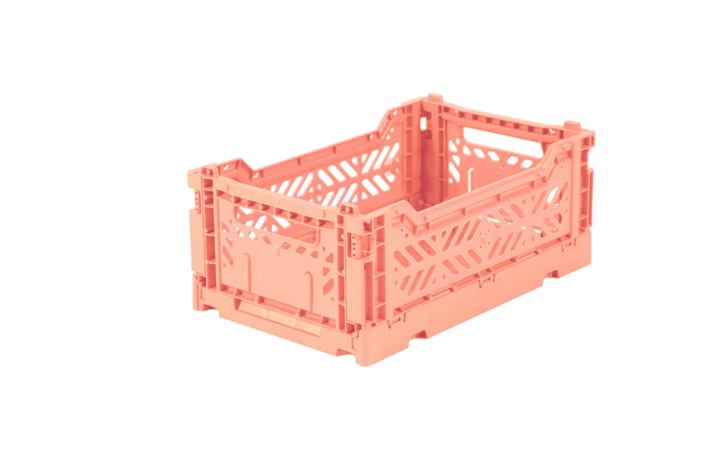 Caisse pliable de rangement - Mini - Saumon