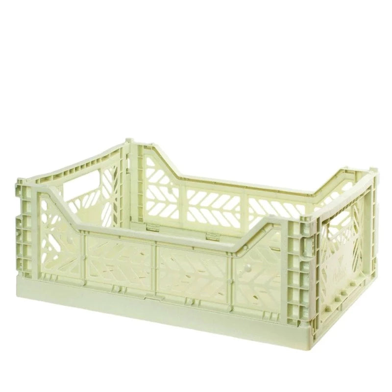Caisse de Rangement Pliable Midi Box Melon Aykasa, format medium.