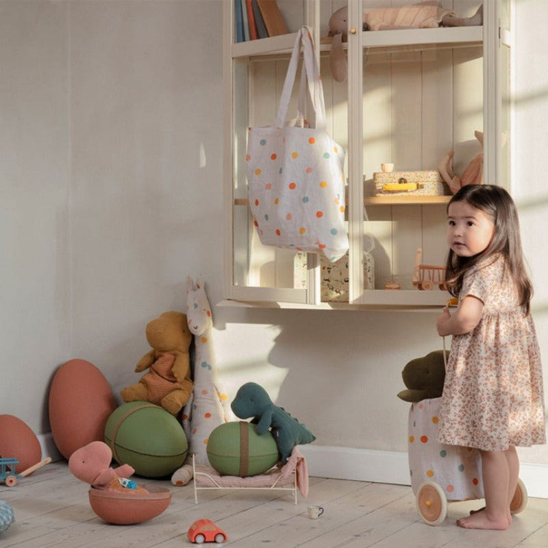 Petit Dino Vieux Rose avec son Oeuf