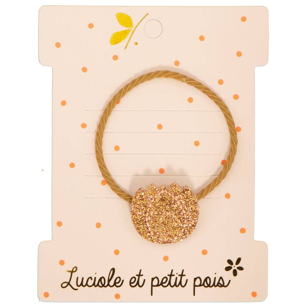 Élastique moutarde tulipe bronze