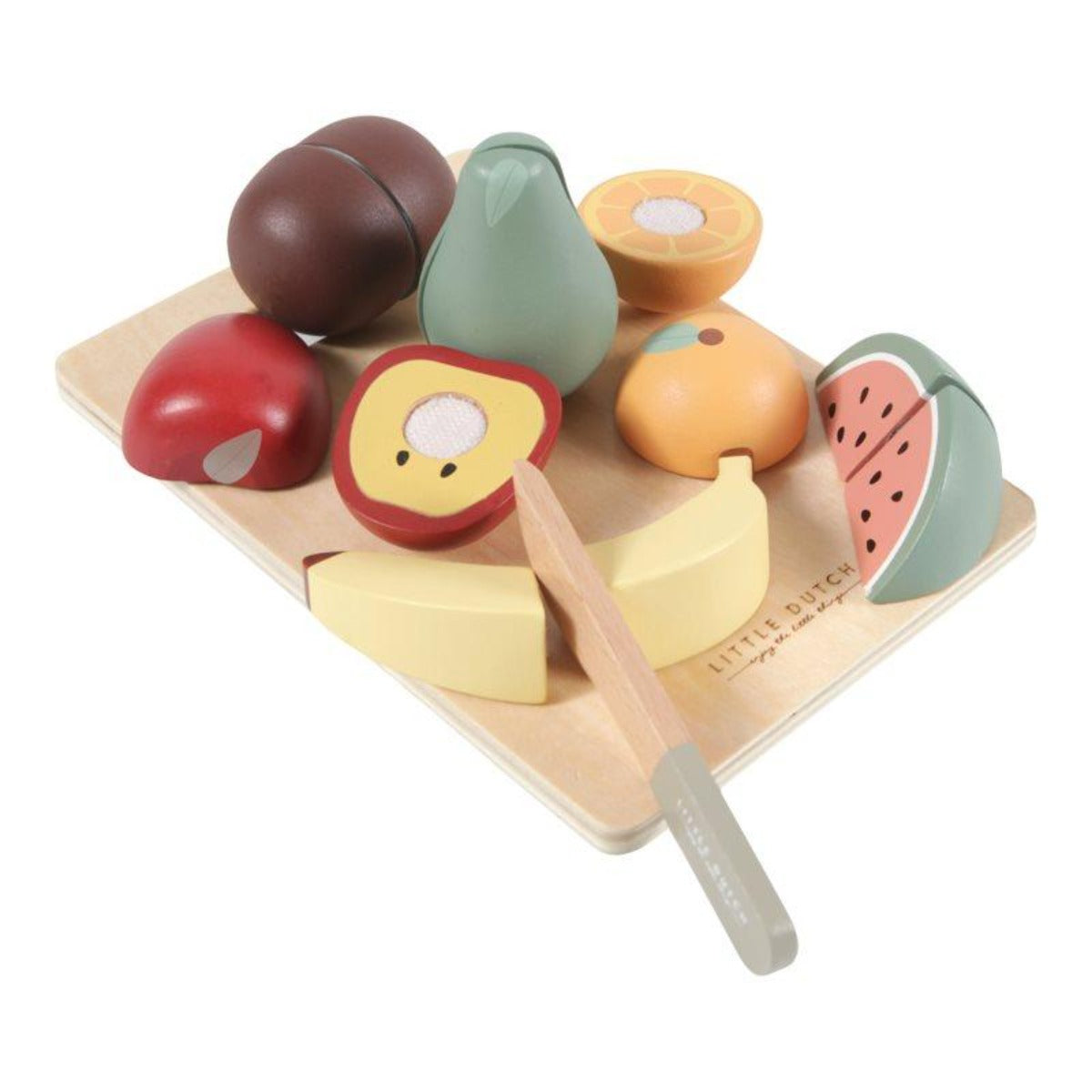 Set de fruits à couper en bois - Little Goose