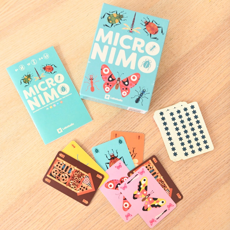 90 cartes illustrées Boîte en carton solide, format 16 x 11,5 x 4 cm Jeu de cartes facile 2 à 4 joueurs – Dès 6 ans Illustrations : Ben Newman Marque : Laboludic