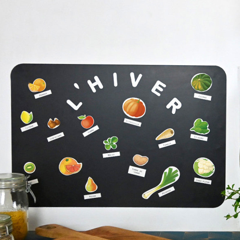 Formes aimantées sur le Thème des fruits et légumes