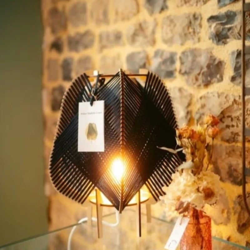 Lampe à poser tissée à la main - Otta