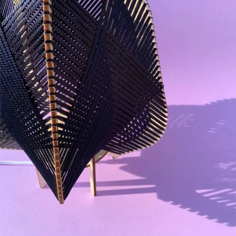 Lampe à poser tissée à la main - Otta