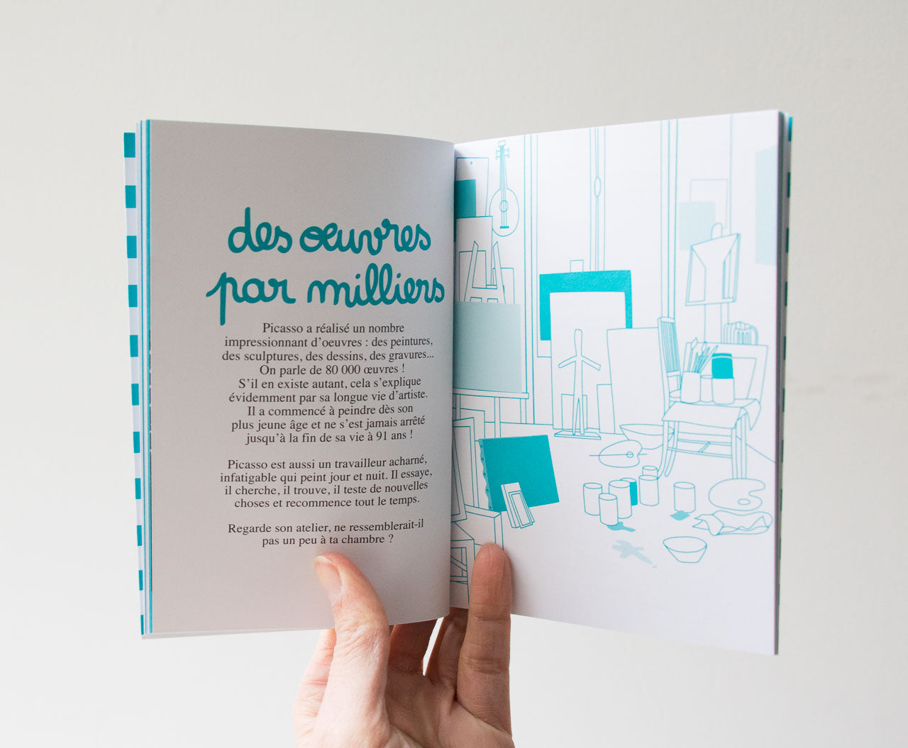 Qui était donc Pablo Picasso ? Un artiste intarissable, touche-à-tout, qui ne vivait que pour créer ! Un fabuleux parcours de vie à découvrir, crayon en main, dans ce cahier d’activités Minus réalisé avec les équipes du Musée Picasso Paris.