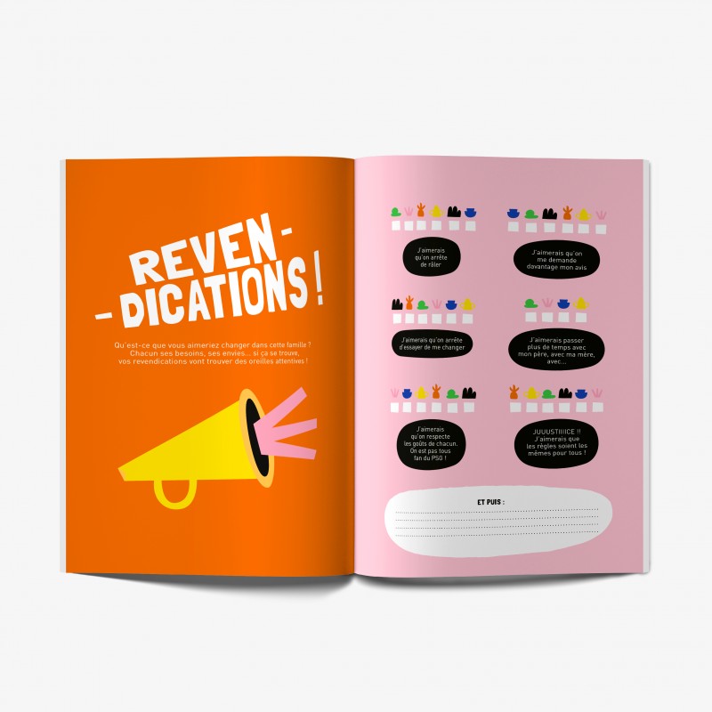 60 pages d'activités, de questionnements, de sujets de discussion, de la première rencontre à la création d'un nom farfelu à cette famille biscornue, en passant par les revendications de chacun. Minus évoque tous les sujets sans tabou, avec humour légèreté et optimisme. Imprimé en France, près de Lille avec des encres végétales sur un papier issu de forêt durablement gérées.