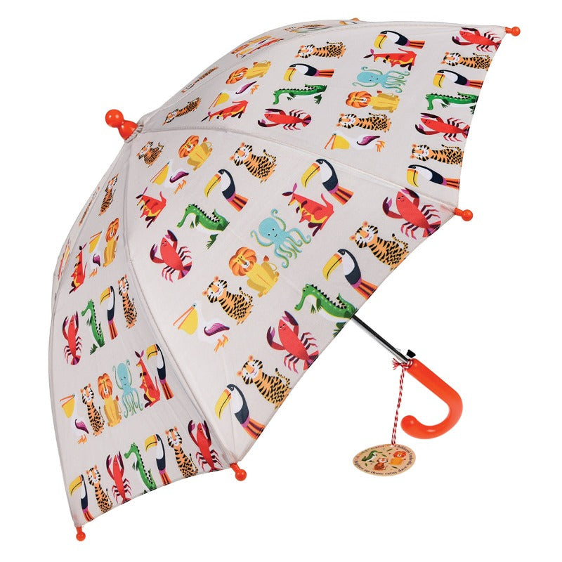 Facile à utiliser, ce parapluie léger est idéal pour les petits aventuriers