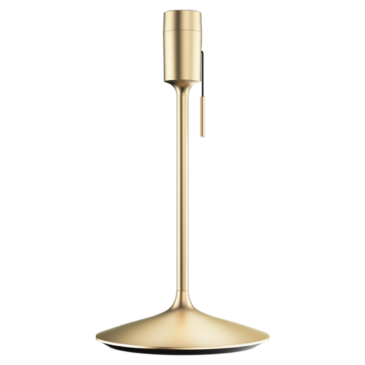 pied de lampe champagne, inspiration flute à champgane création Umage. Coloris laiton brossé. 