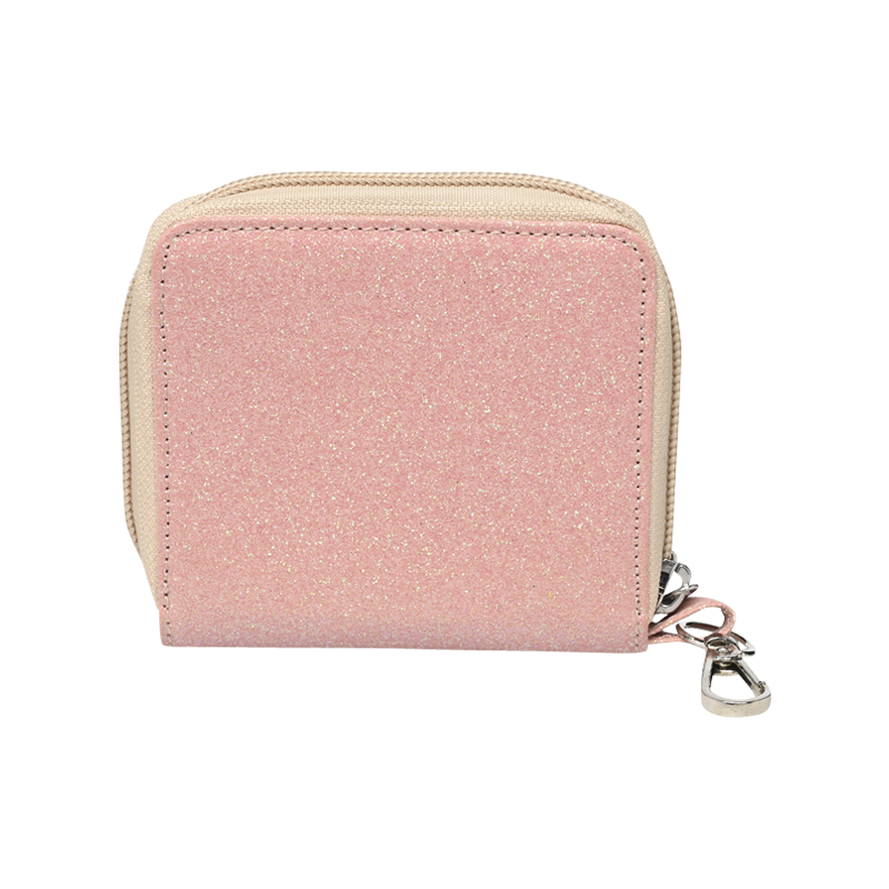 Porte-Monnaie Paillettes Corail