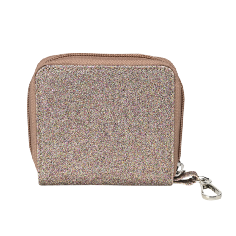 POrte-monnaie pailleté Caramel et Cie dimension 9,5 x 10 x 2,5 cm