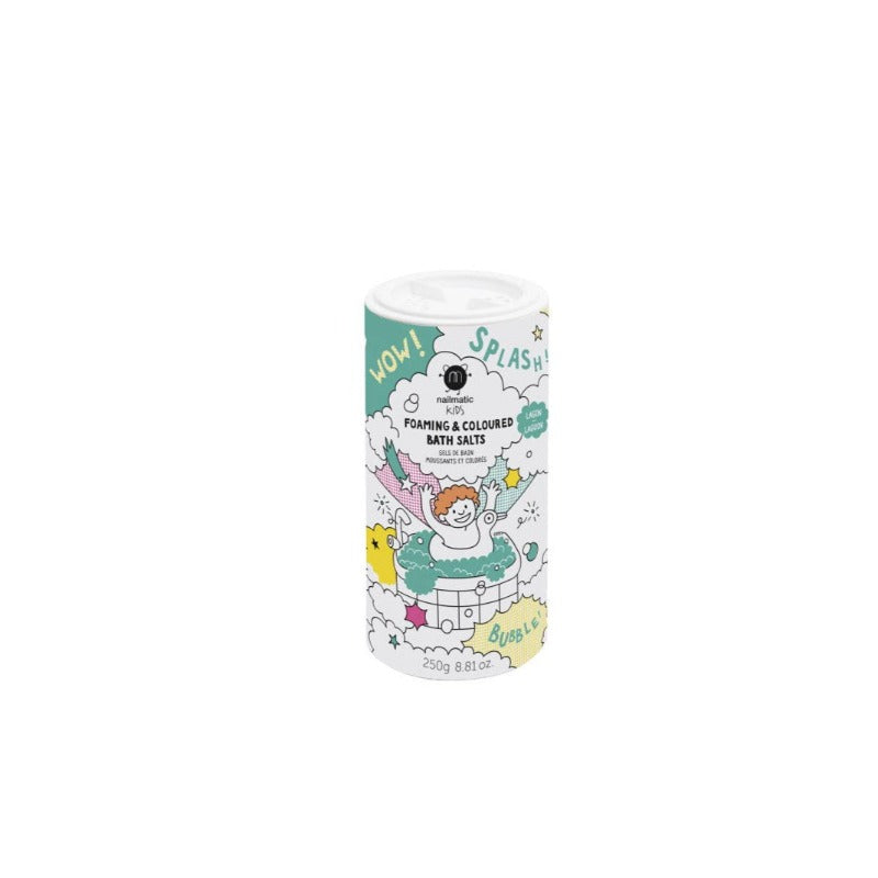 Une eau couleur lagon pour plonger dans la détente. Formule douce, hydratante et relaxante. Nos sels de bain enfant privilégient les ingrédients naturels ou d’origine végétale.