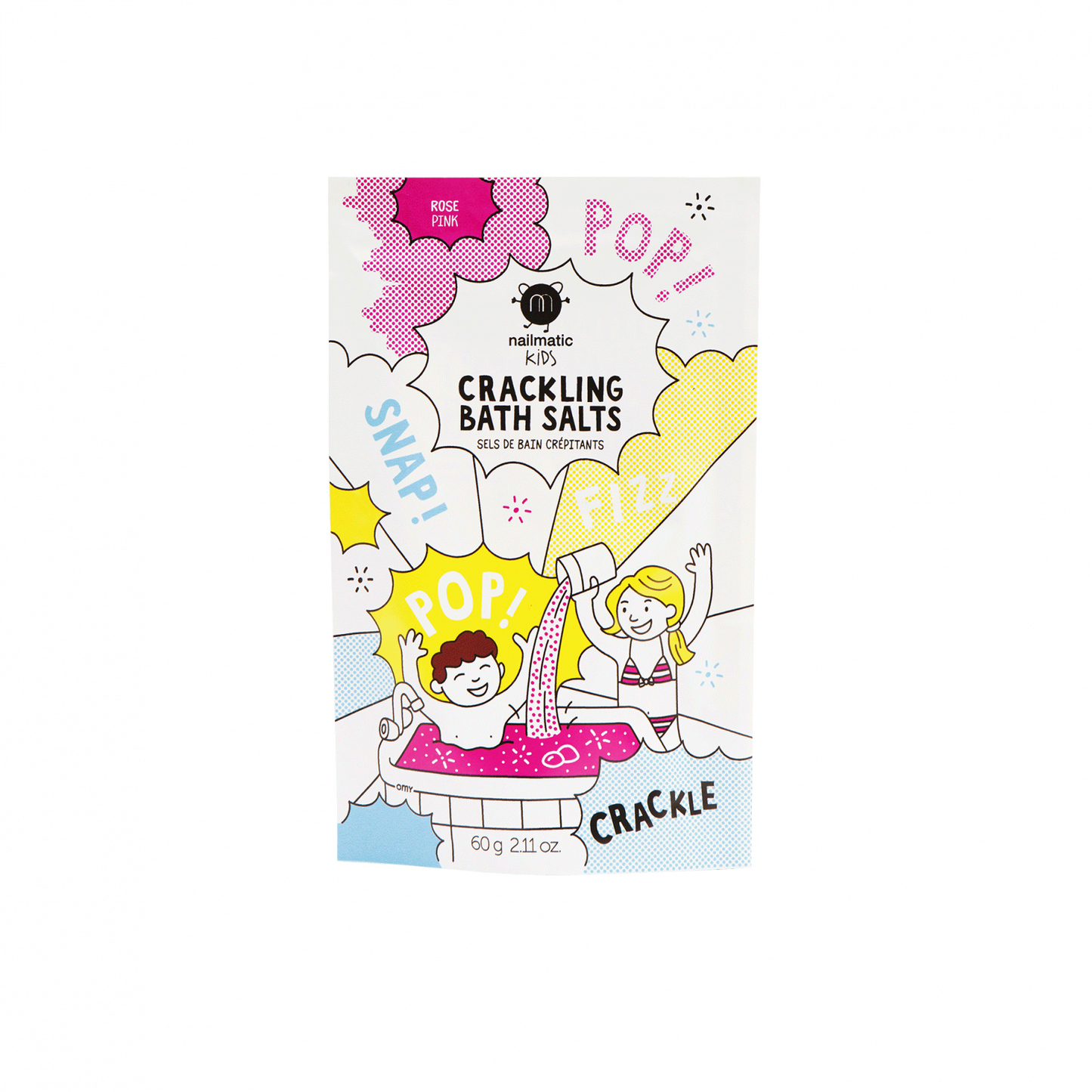 Sels de bain crépitants - Rose