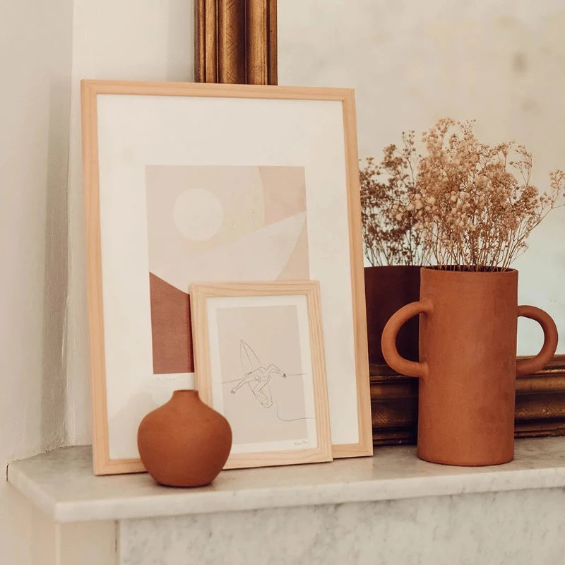 SOlifflore Terracota hauteur 10 cm et diamètre minimale 3 cm. Poids 250g