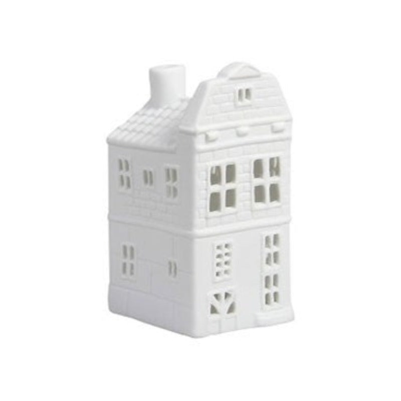 Photophore Maison en Porcelaine - Bloc