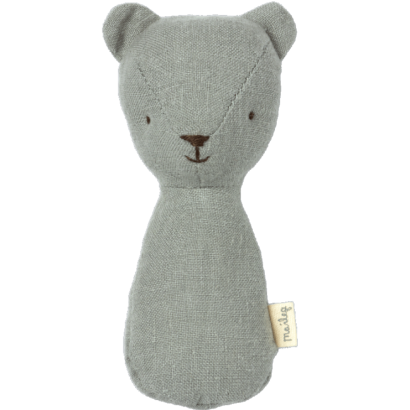 Hochet Teddy Maileg coloris chino green.