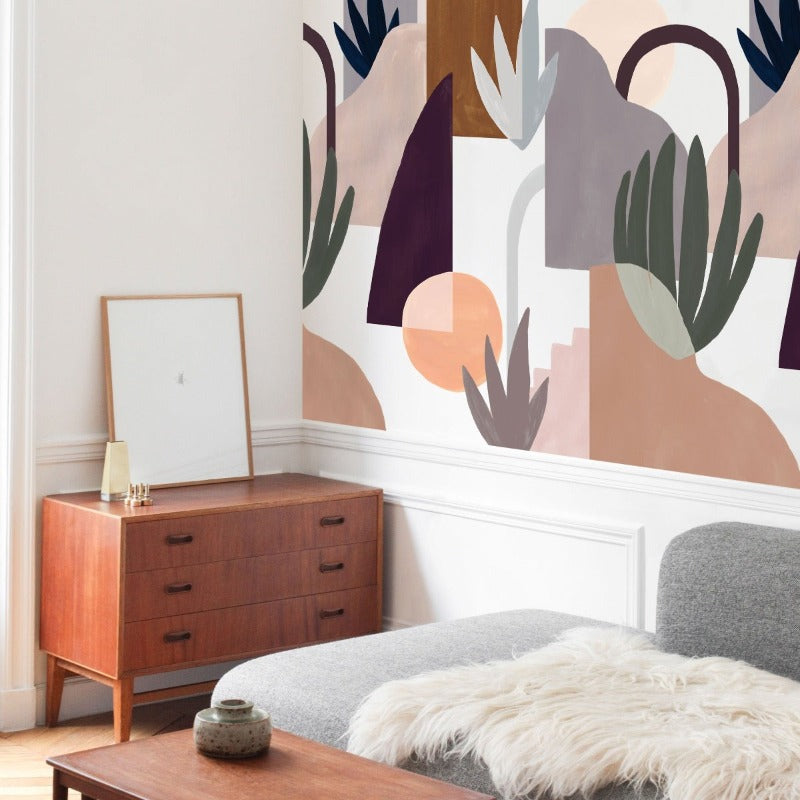 Ce papier peint intisse design aux motifs tropical de Season paper convient à toutes les pièces de la maison. Retrouvez toute la collection chez Maison Moon