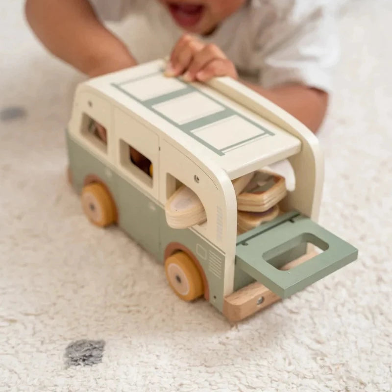 Camping Car Van Retro en bois