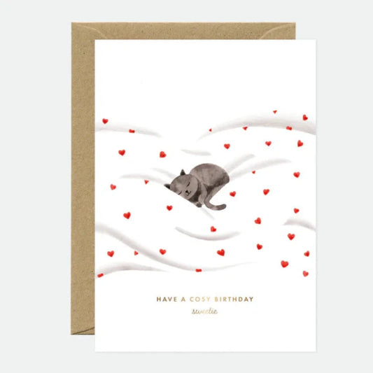 Carte de Voeux Cosy Birthday