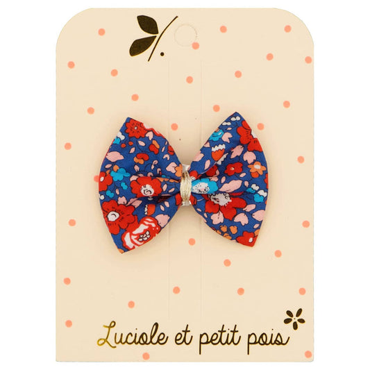 Barrette nœud ruban - Liberty Betsy Ann écarlate