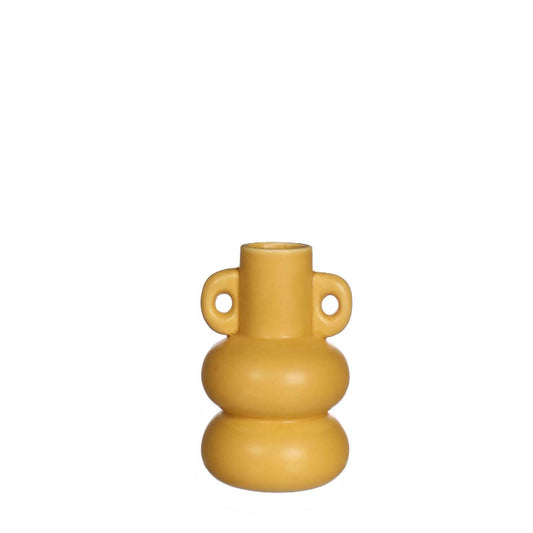 Bougeoirs BUBBLE- Jaune ocre taille M
