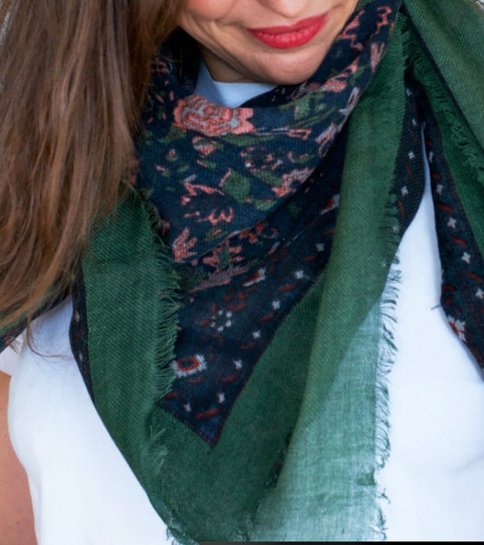 Foulard en laine Ouna - Minuit