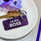 LA BIG BOSS Porte-clés à paillettes