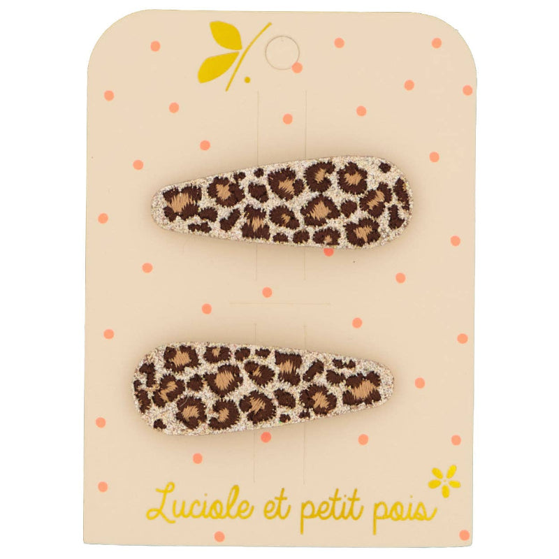 Leo hair clips (pair)