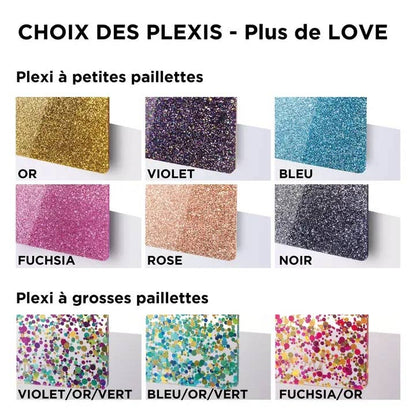 LA MAISON DU BONHEUR Porte-clés à paillettes