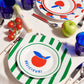 Assiette Délicieux ! en porcelaine - 19 cm