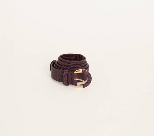 CEINTURE CUIR LÉZARD FIGUE SMALL HÉLÉNA