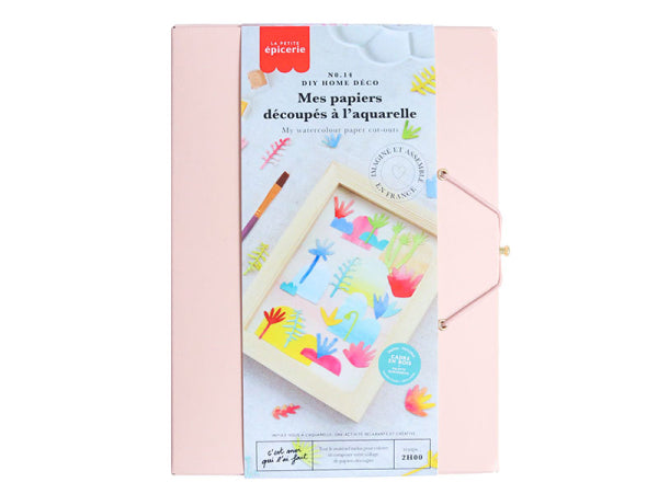 Kit DIY - Papier  découpé à l’aquarelle