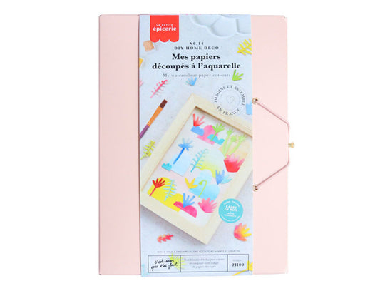 Kit DIY - Papier  découpé à l’aquarelle