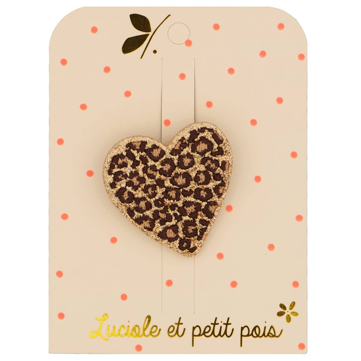 Broche coeur Léo