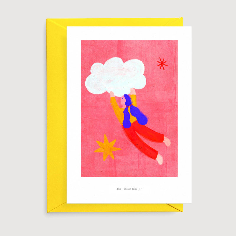 Carte Mini impression d'art Fly