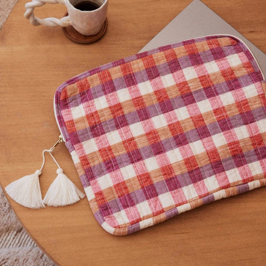 Housse Ordinateur - Hoa - Cream Sun pink st