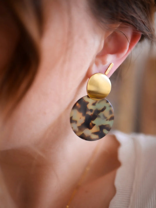 Boucles d’oreilles Pia - Vert