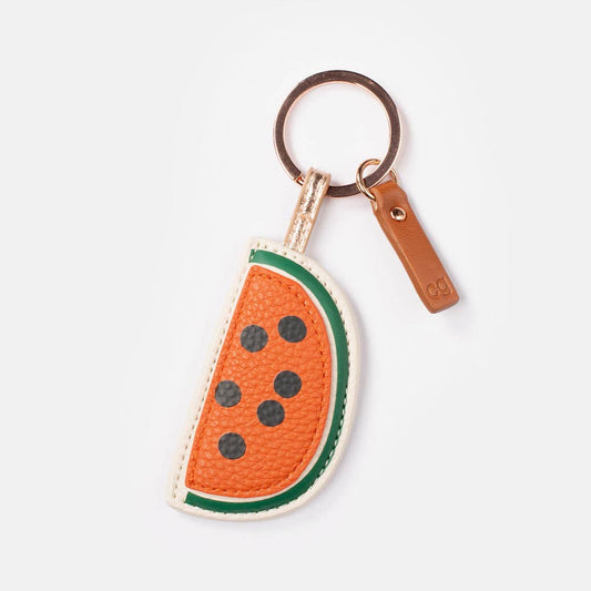 Porte-clés fantaisie en forme de pastèque