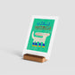 Carte Mini impression d'art Happy dog