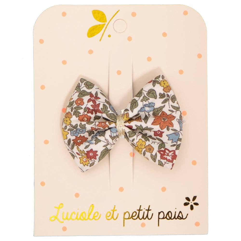 Barrette nœud ruban - Liberty Ava autumn