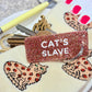 CAT'S SLAVE Porte-clés à paillettes