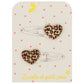 Barrettes cœurs Léo (paire)