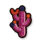 Broche brodée main - Cactus Funky