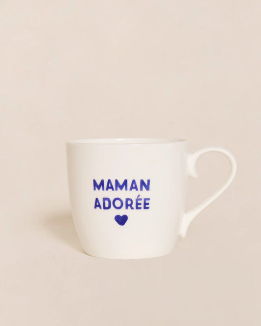 Mug Maman Adorée en porcelaine fine