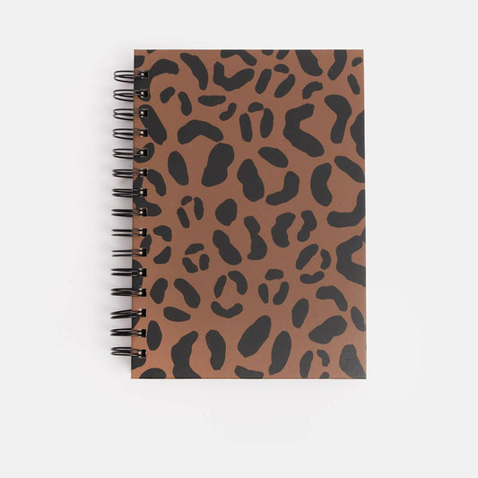 Carnet à spirale A5 Tan Leopard