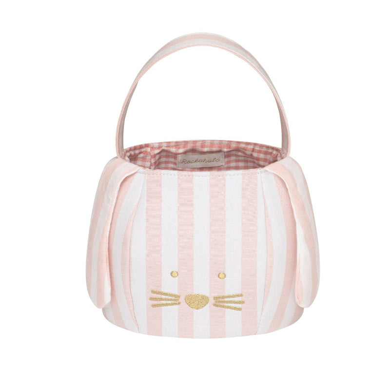 Sac seau lapin rayé