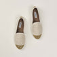 Chausson femme laine - beige paillettes