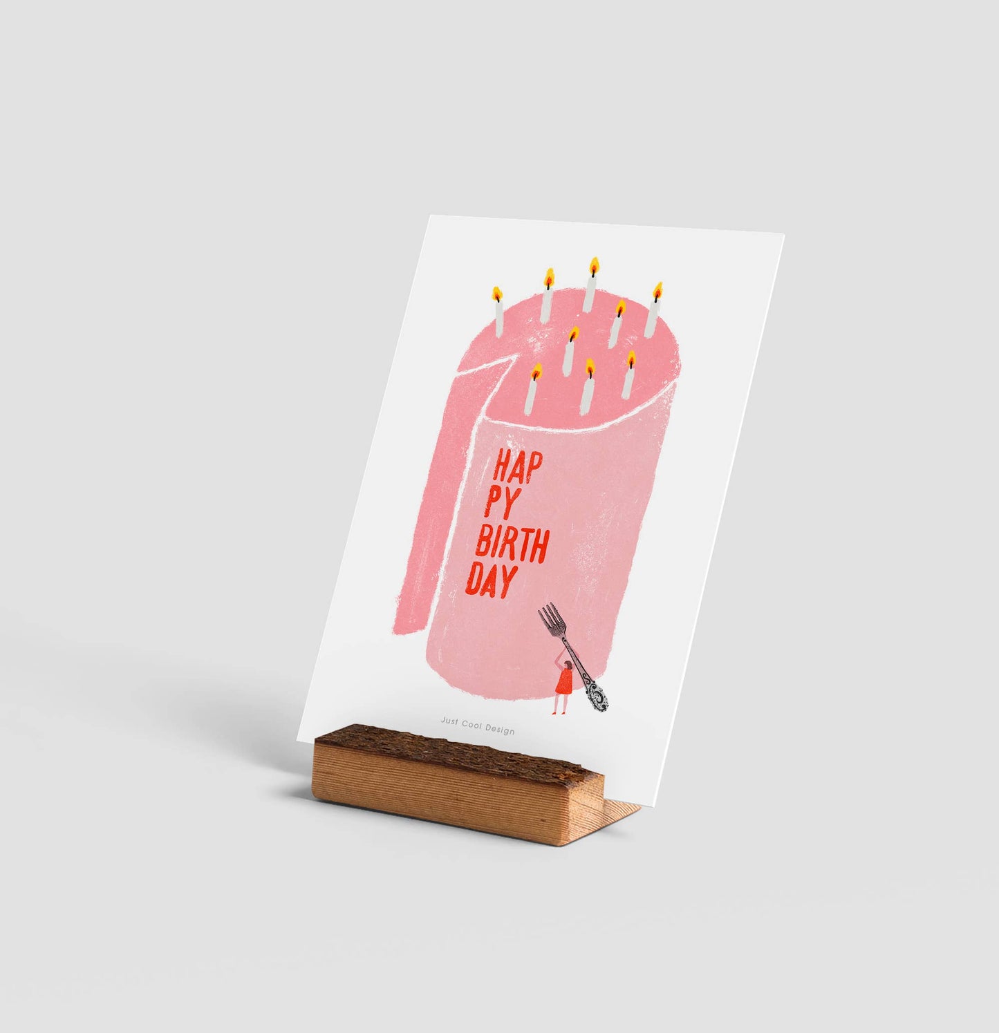 Carte Mini impression d'art d'anniversaire